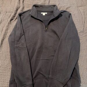 Men's Navy Quarter-Zip Sweater